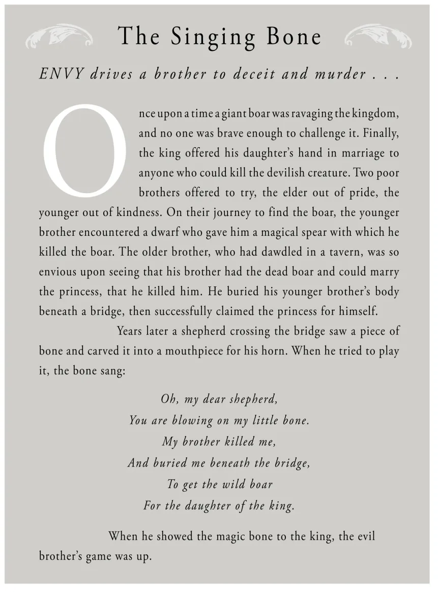 Story wall panel - The Singing Bone