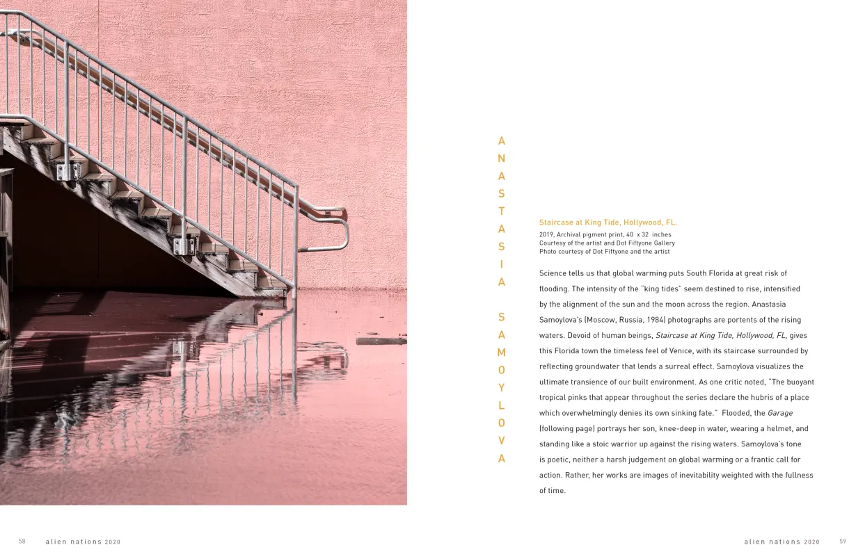 Alien Nations 2020 exhibition catalogue, pages 58–59
