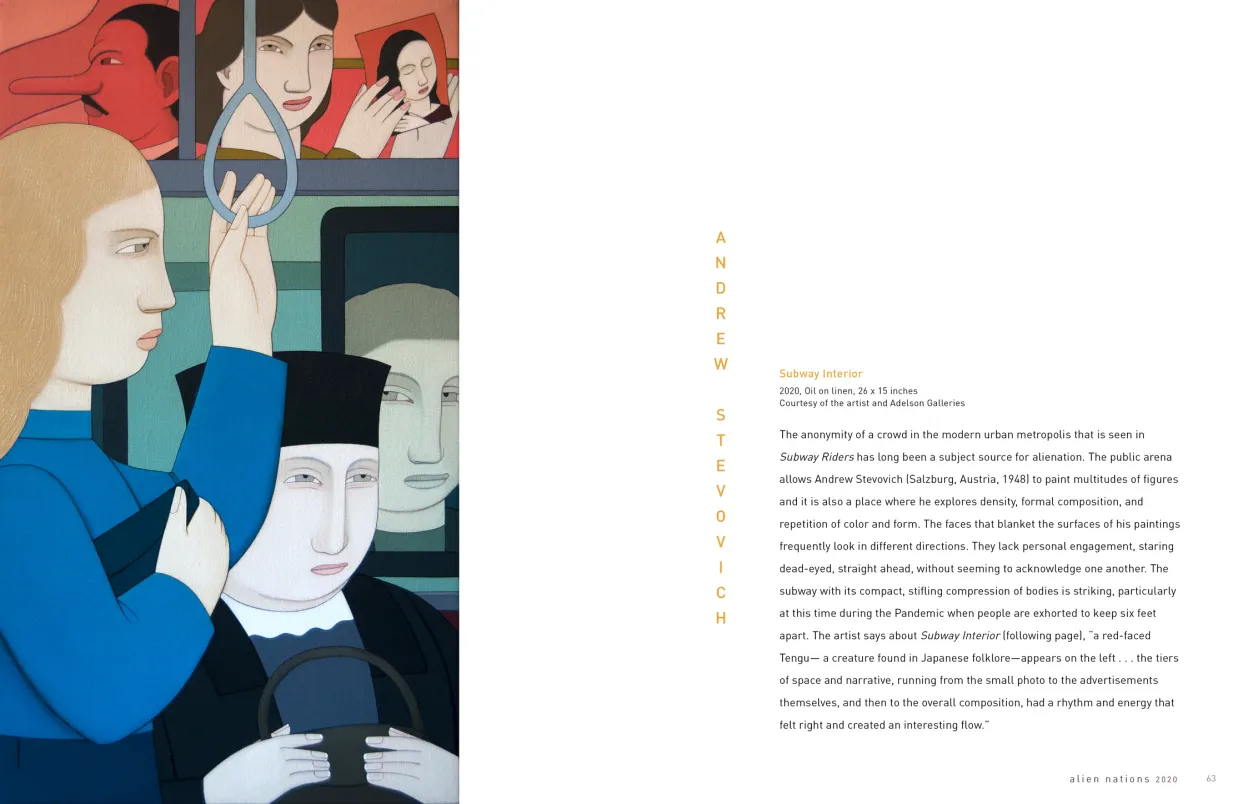 Alien Nations 2020 exhibition catalogue, pages 62–63