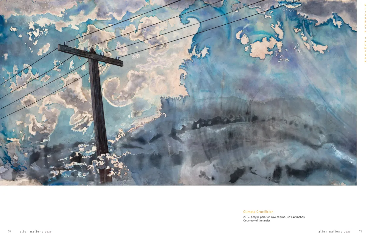 Alien Nations 2020 exhibition catalogue, pages 70–71