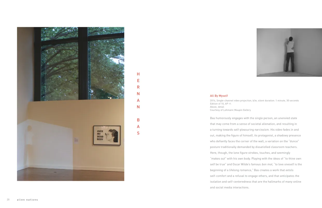 Alien Nations exhibition catalogue, pages 20–21