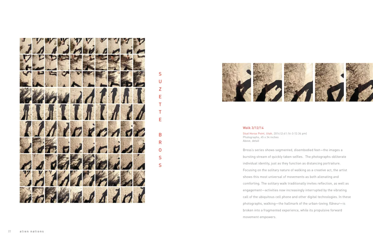 Alien Nations exhibition catalogue, pages 22–23