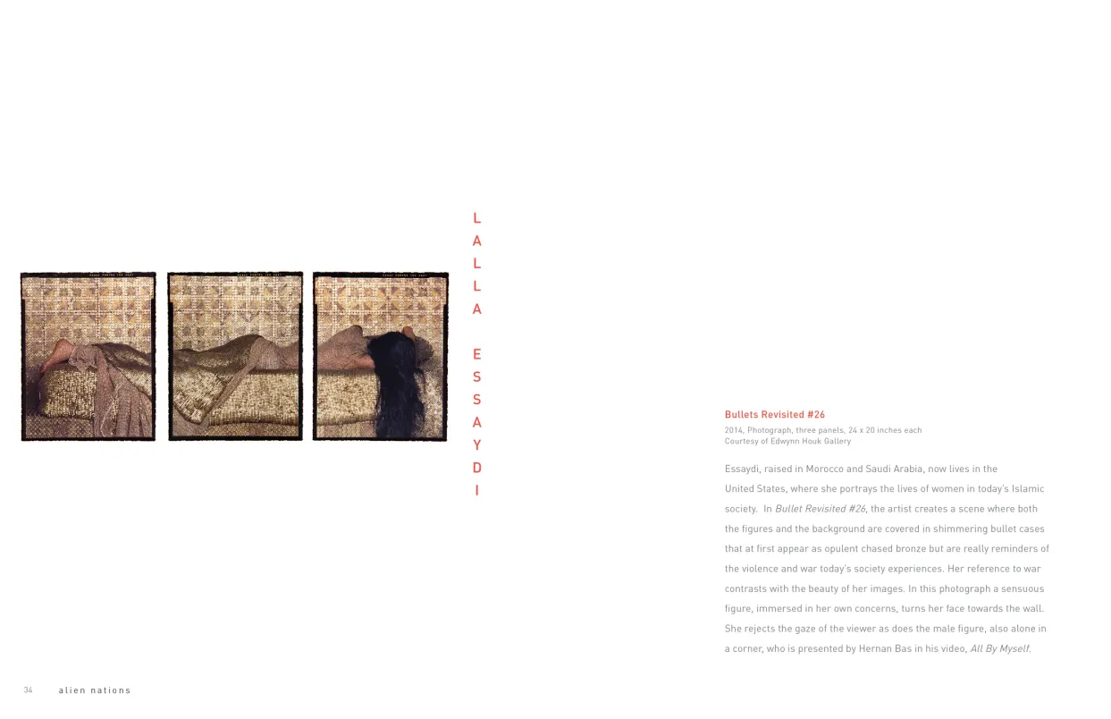 Alien Nations exhibition catalogue, pages 34–35