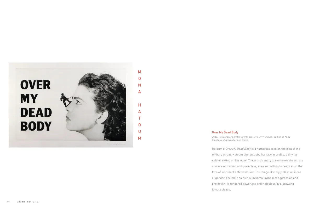 Alien Nations exhibition catalogue, pages 46–47