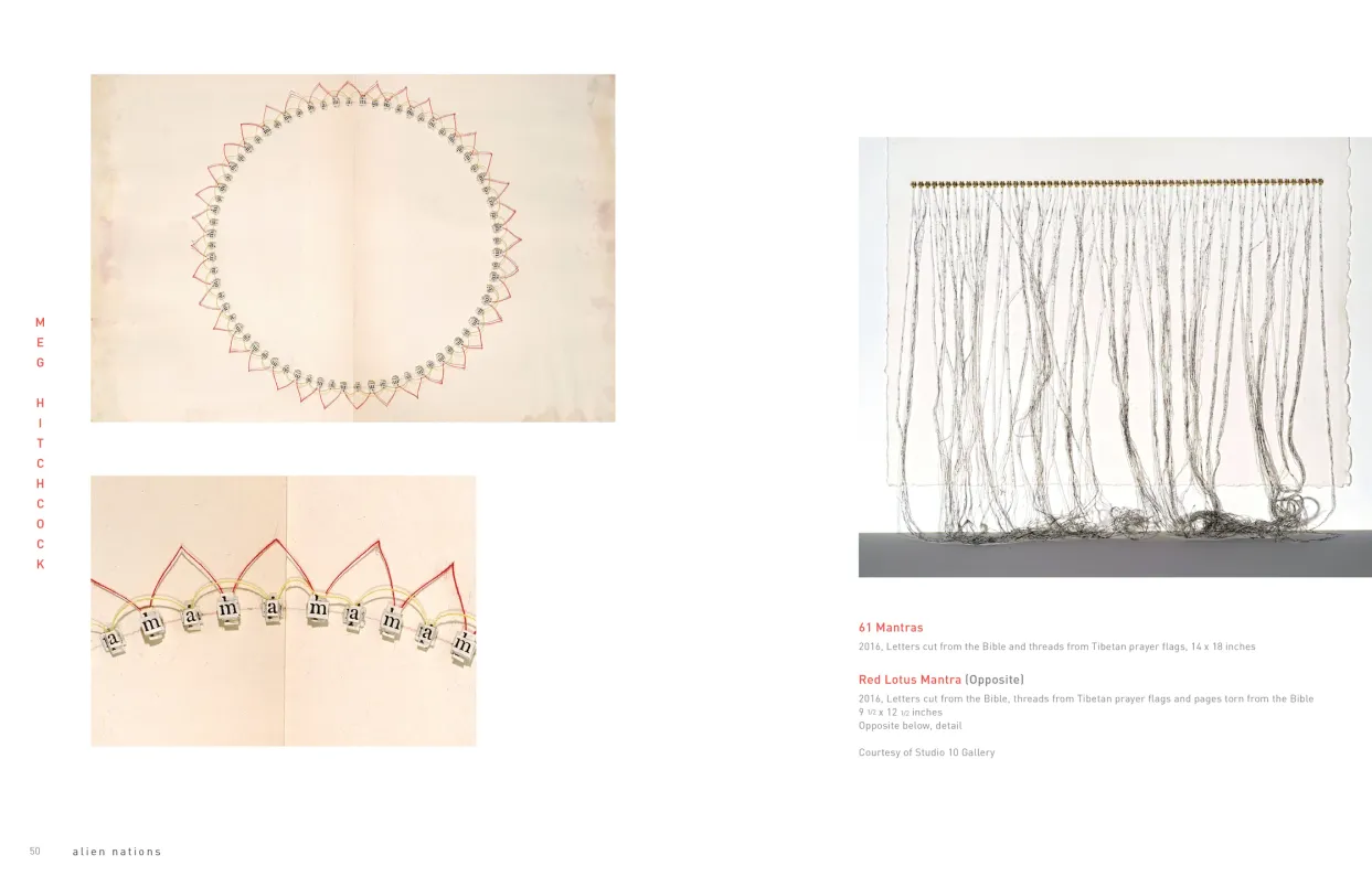 Alien Nations exhibition catalogue, pages 50–51