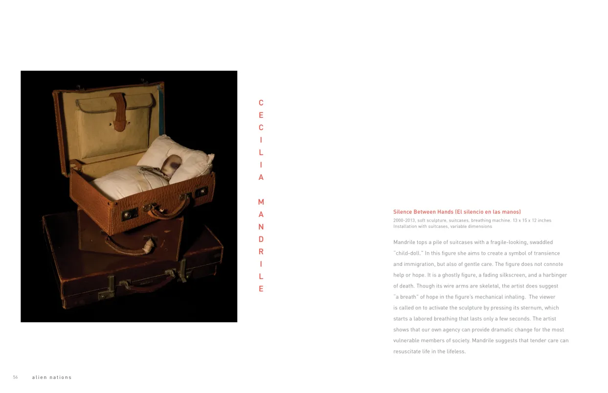 Alien Nations exhibition catalogue, pages 56–57