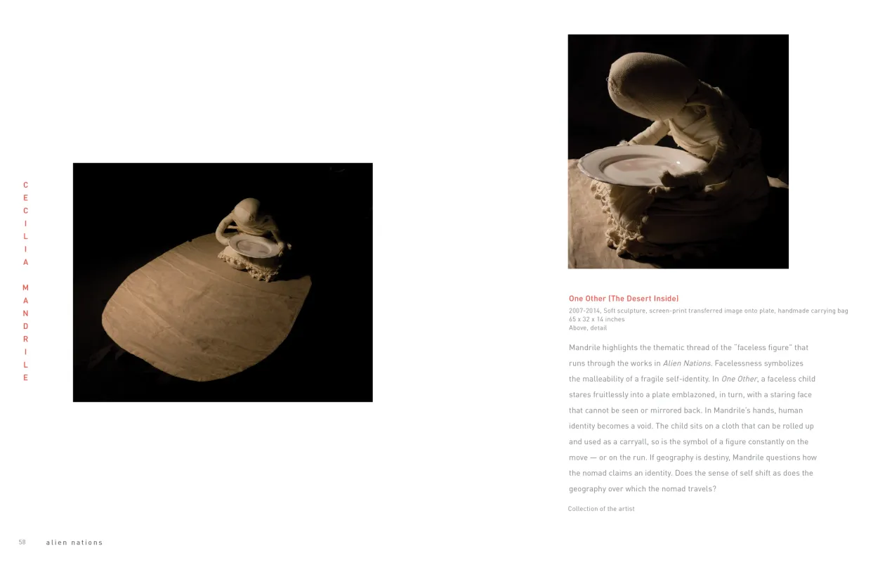 Alien Nations exhibition catalogue, pages 58–59