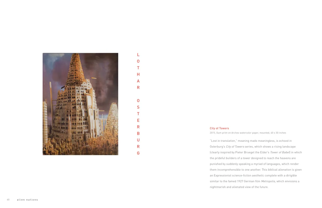 Alien Nations exhibition catalogue, pages 60–61