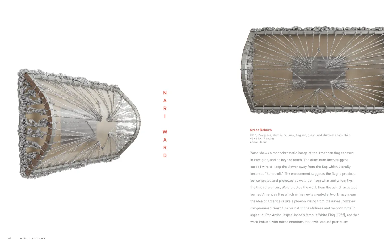 Alien Nations exhibition catalogue, pages 64–65