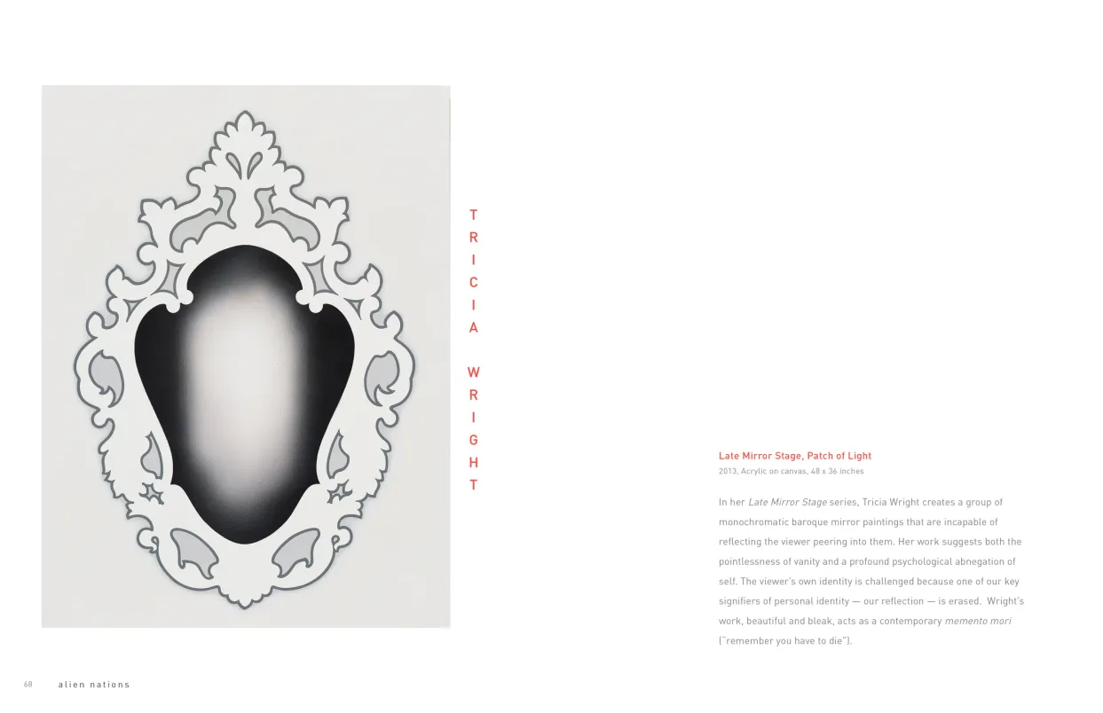 Alien Nations exhibition catalogue, pages 68–69