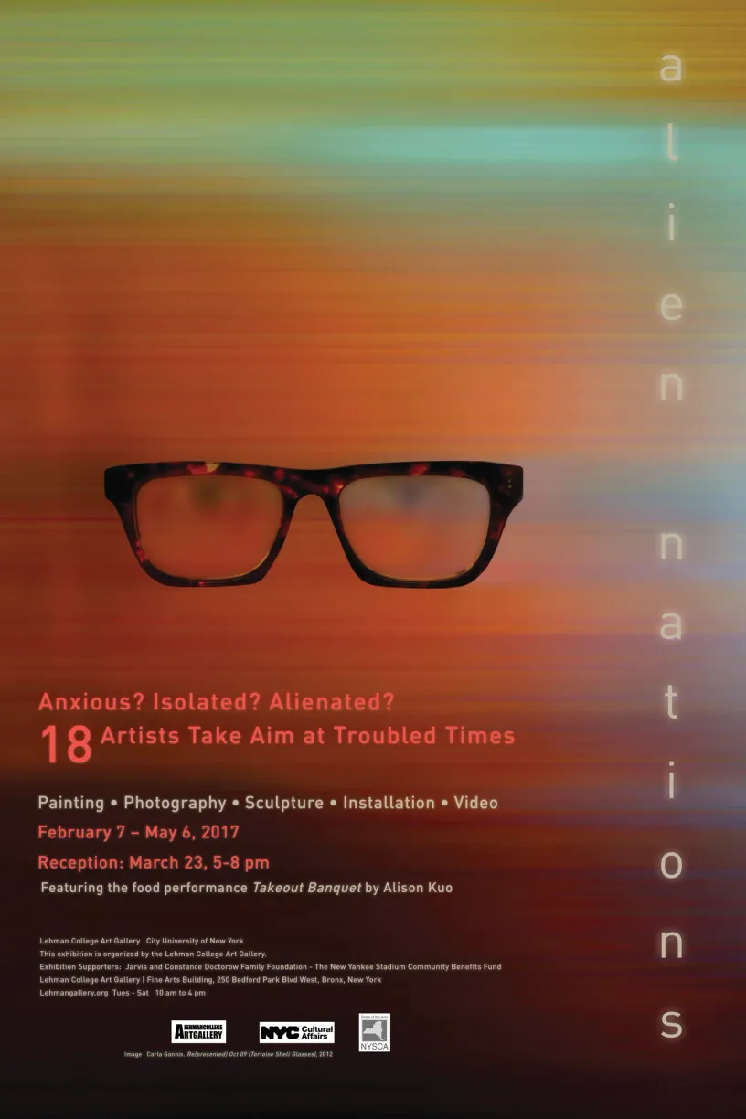 Printed exhibition poster design