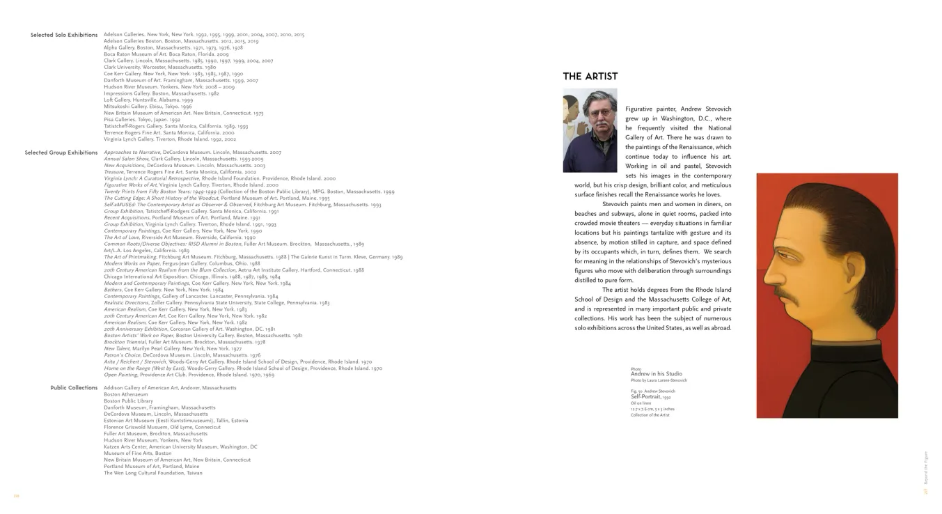 Andrew Stevovich: Beyond the Figure monograph, pages 218–219