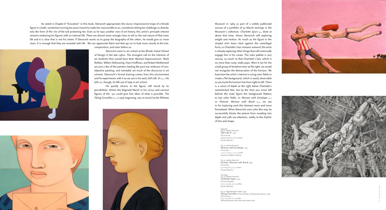 Andrew Stevovich: Beyond the Figure monograph, pages 22–23