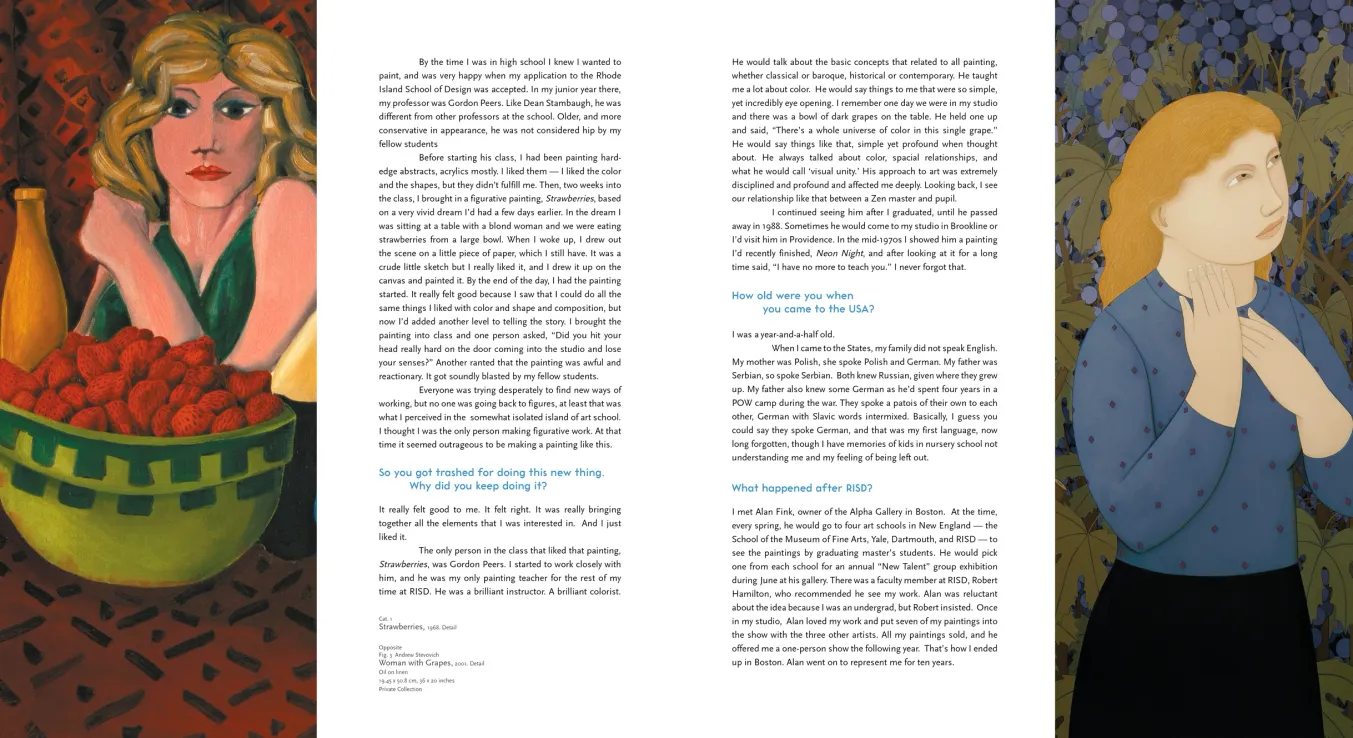 Andrew Stevovich: Beyond the Figure monograph, pages 8–9
