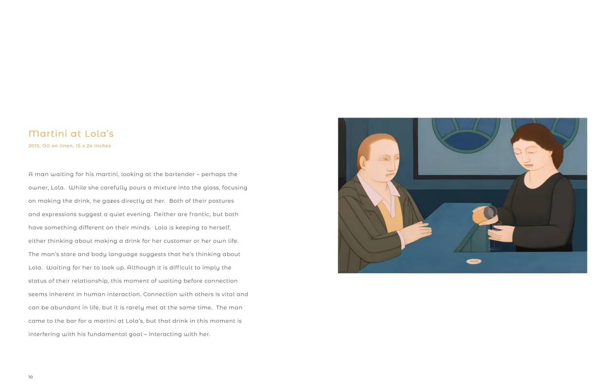 Andrew Stevovich: Contemplating Figures exhibition catalogue, pages 10–11