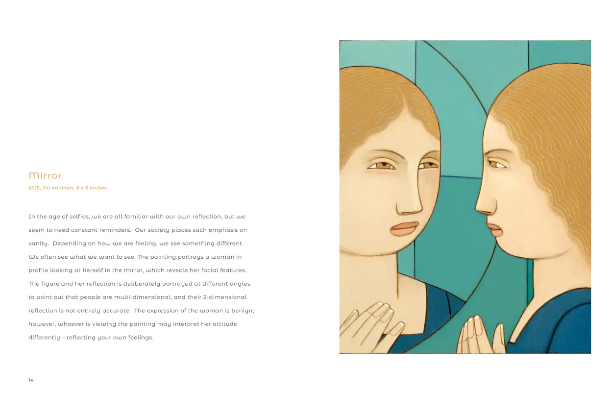 Andrew Stevovich: Contemplating Figures exhibition catalogue, pages 14–15