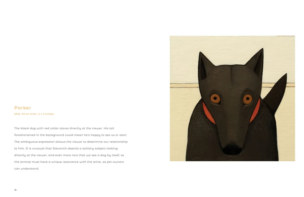 Andrew Stevovich: Contemplating Figures exhibition catalogue, pages 18–19