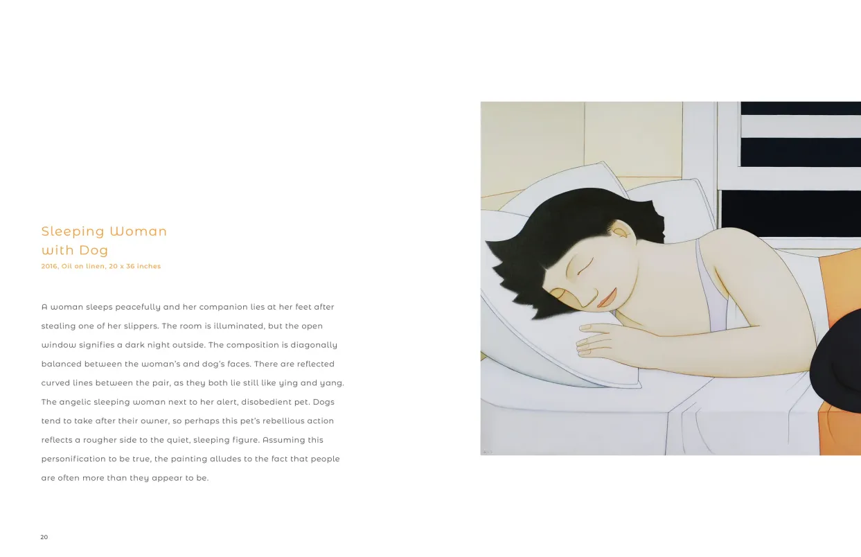 Andrew Stevovich: Contemplating Figures exhibition catalogue, pages 20–21