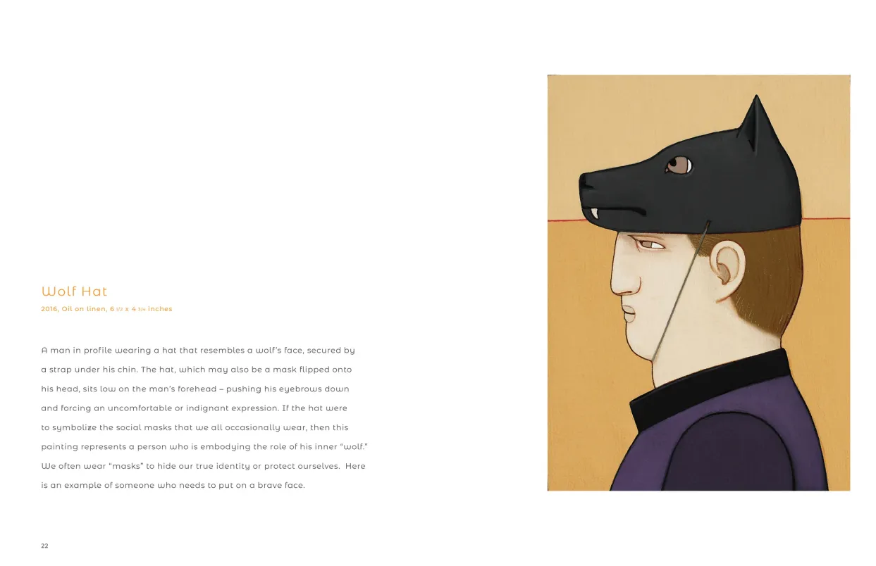 Andrew Stevovich: Contemplating Figures exhibition catalogue, pages 22–23