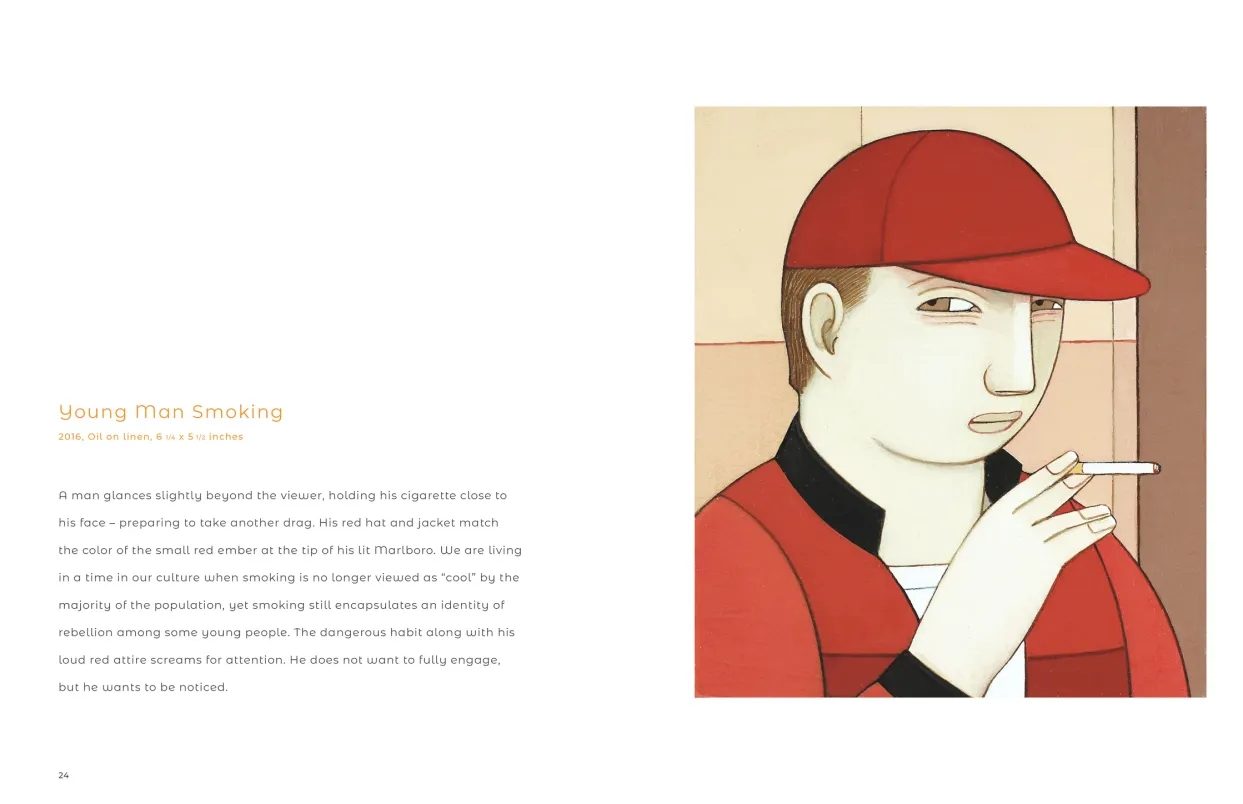Andrew Stevovich: Contemplating Figures exhibition catalogue, pages 24–25