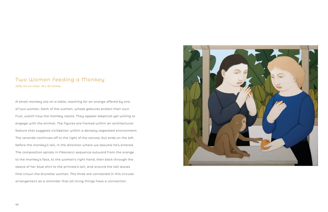 Andrew Stevovich: Contemplating Figures exhibition catalogue, pages 40–41