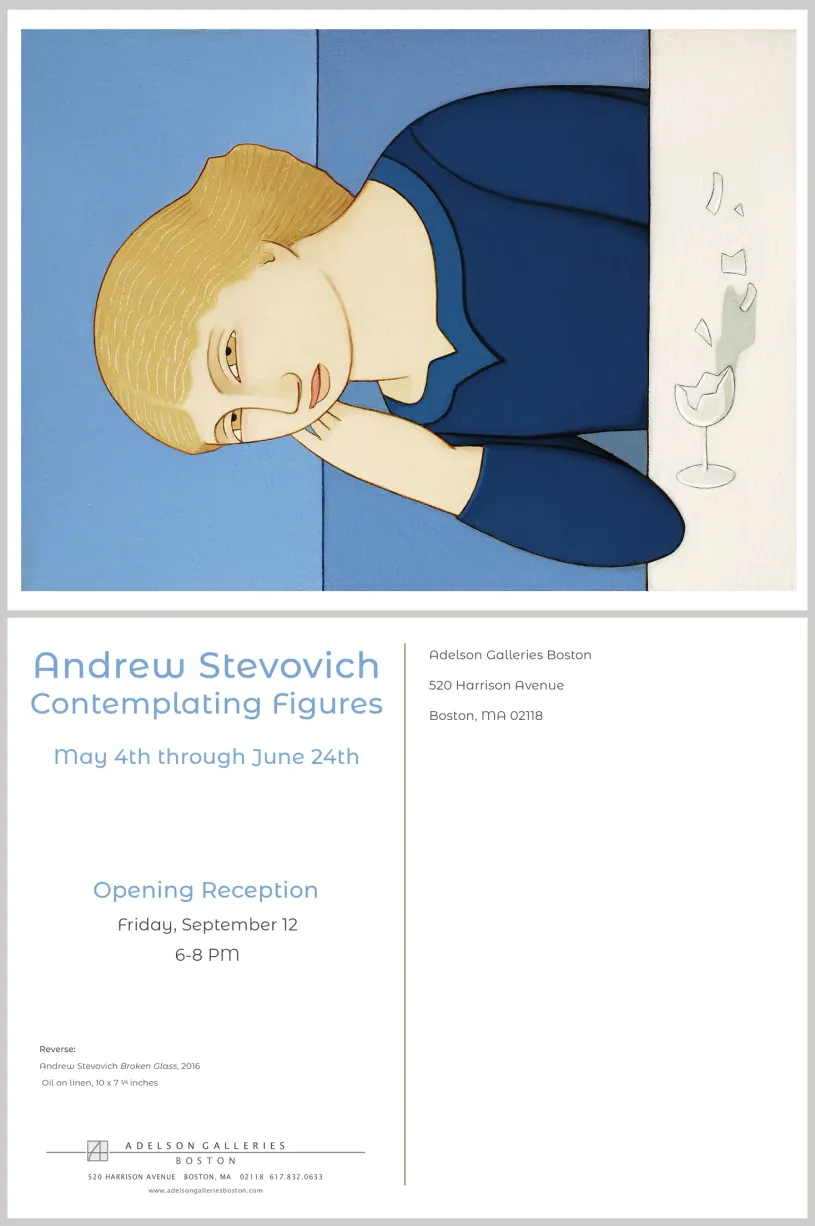 Printed exhibition postcard design