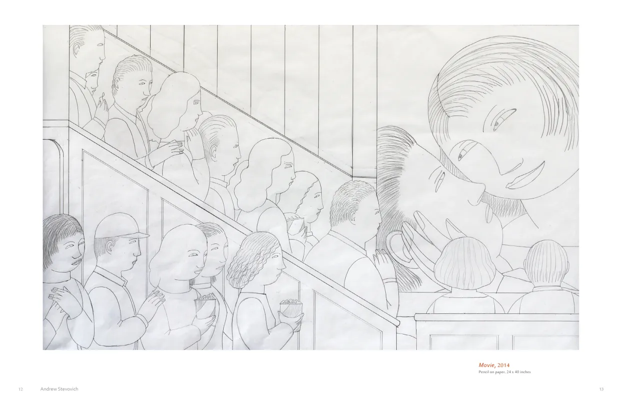 Andrew Stevovich: Familiar Faces exhibition catalogue, pages 12–13