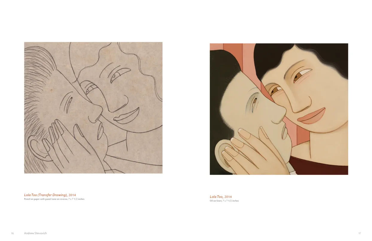 Andrew Stevovich: Familiar Faces exhibition catalogue, pages 16–17