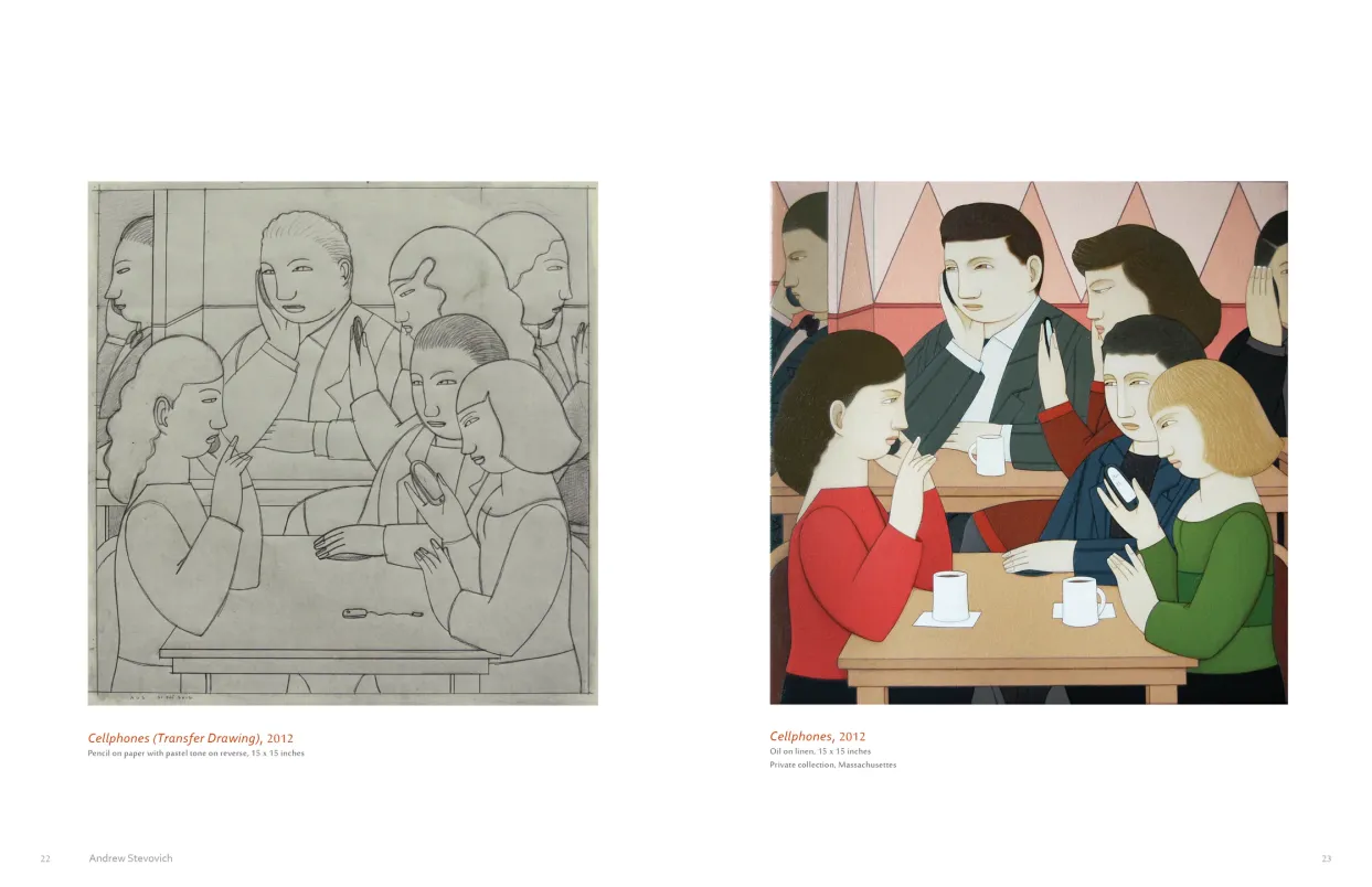 Andrew Stevovich: Familiar Faces exhibition catalogue, pages 22–23