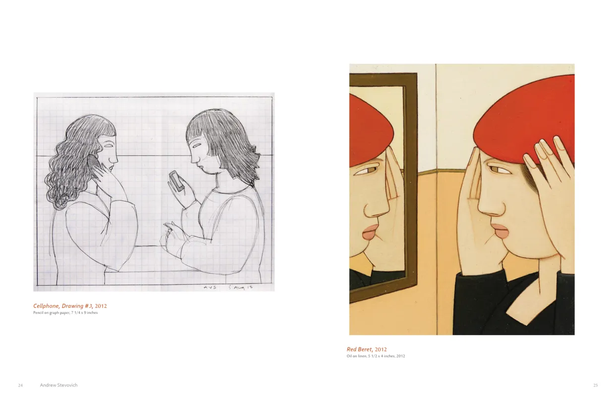 Andrew Stevovich: Familiar Faces exhibition catalogue, pages 24–25