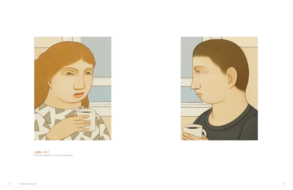 Andrew Stevovich: Familiar Faces exhibition catalogue, pages 34–35