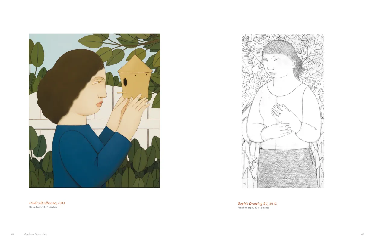 Andrew Stevovich: Familiar Faces exhibition catalogue, pages 48–49