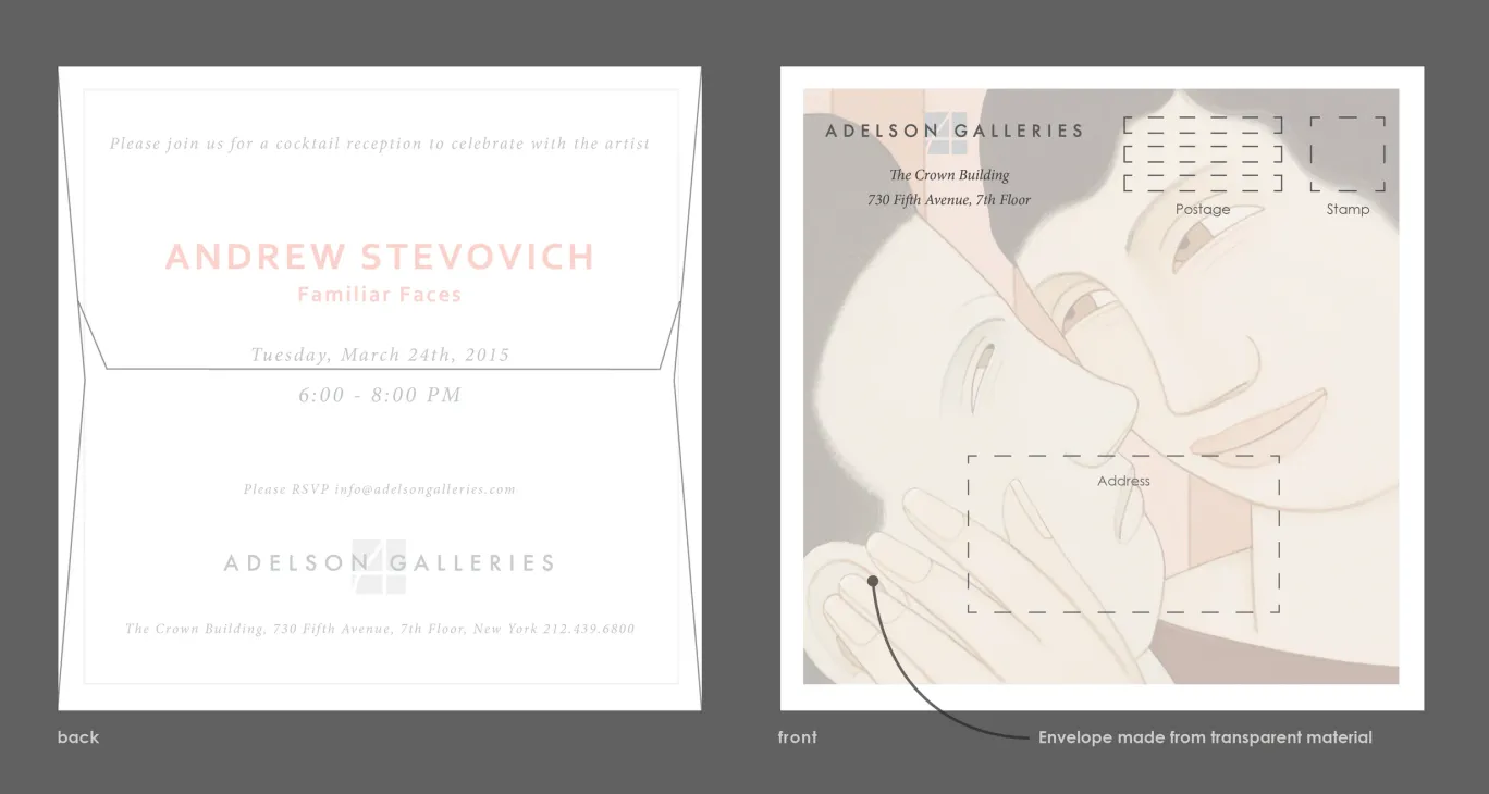 Invitation envelope design presentation