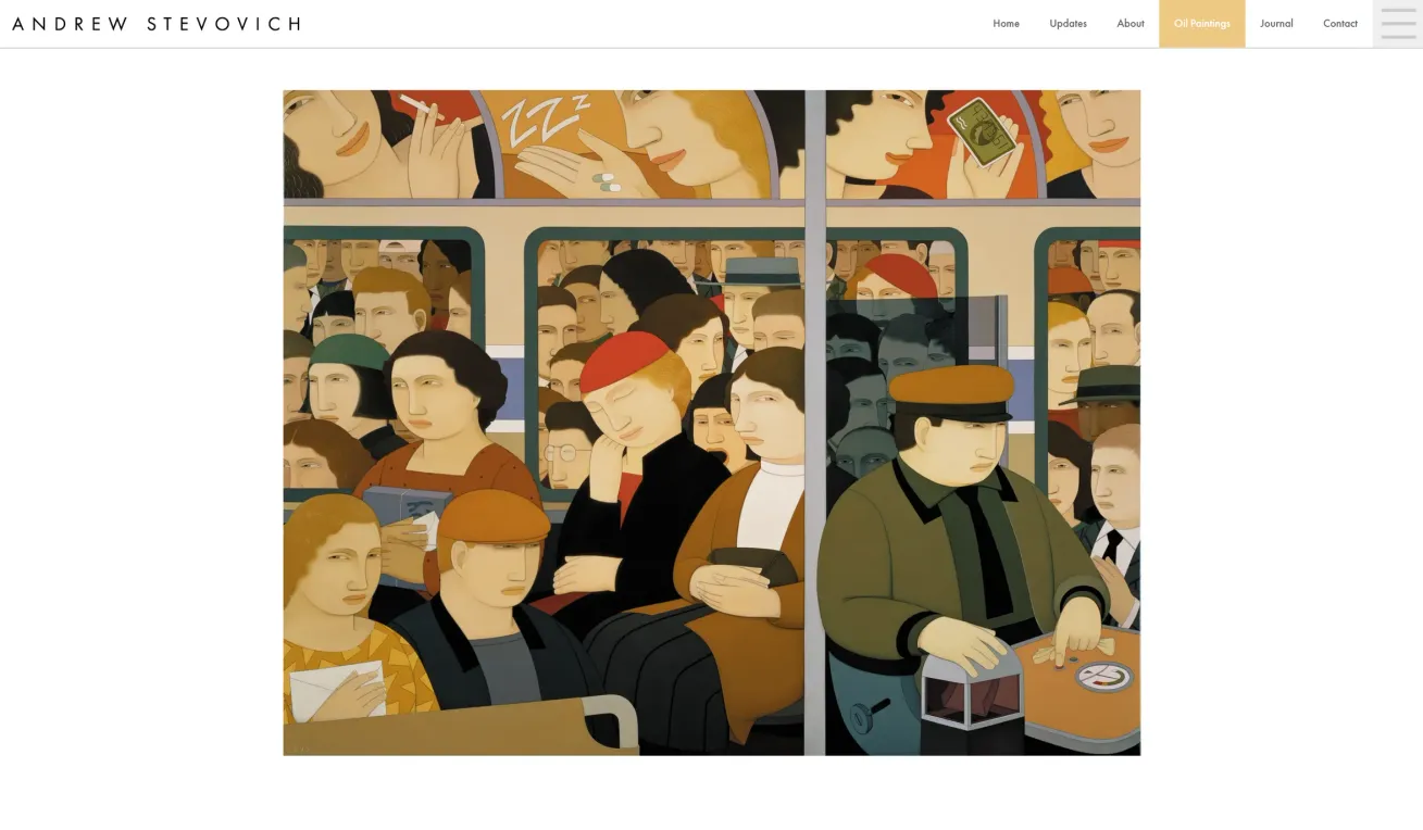 Andrew Stevovich Web Artwork Page featuring Local Switch, c. 2025