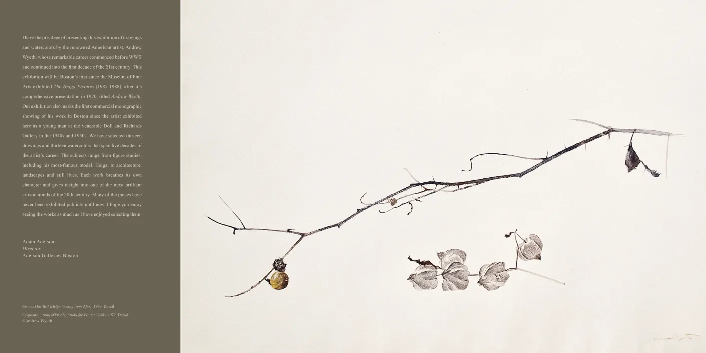 Exhibition catalogue pages 2-3