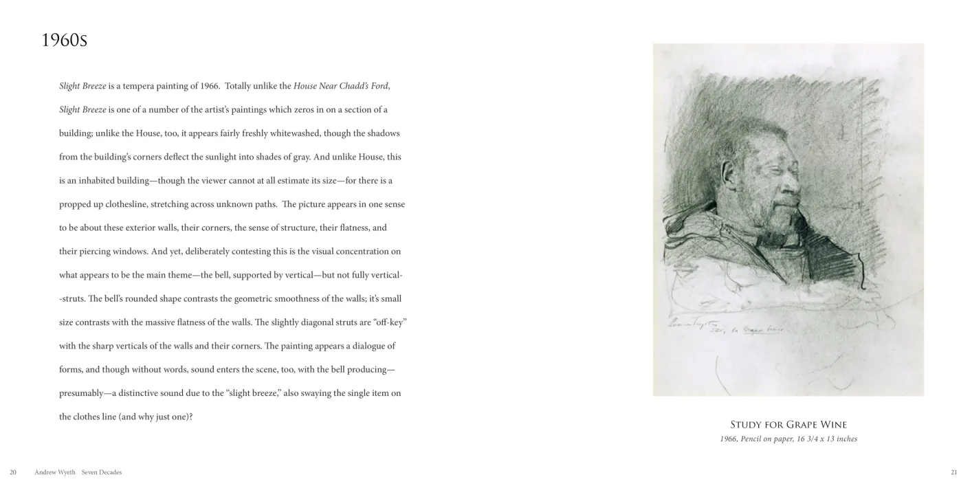 Andrew Wyeth: Seven Decades exhibition catalogue, pages 20–21