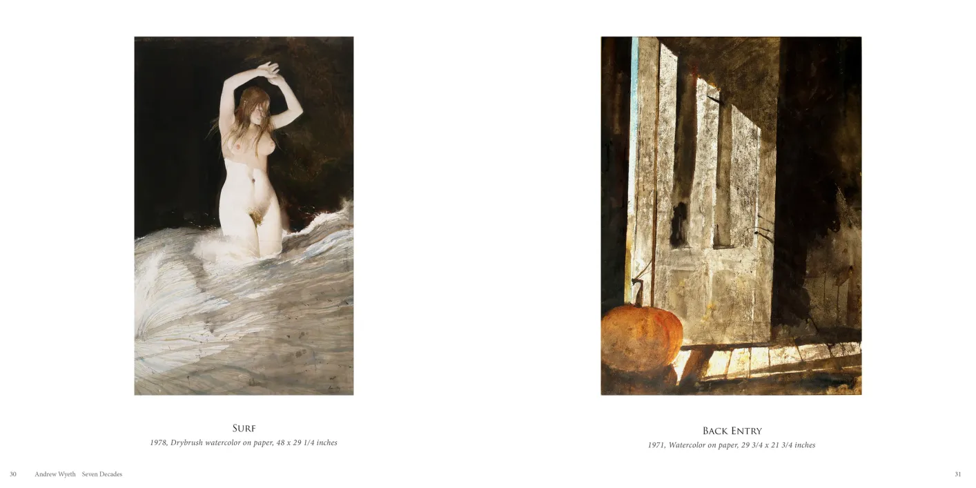 Andrew Wyeth: Seven Decades exhibition catalogue, pages 30–31