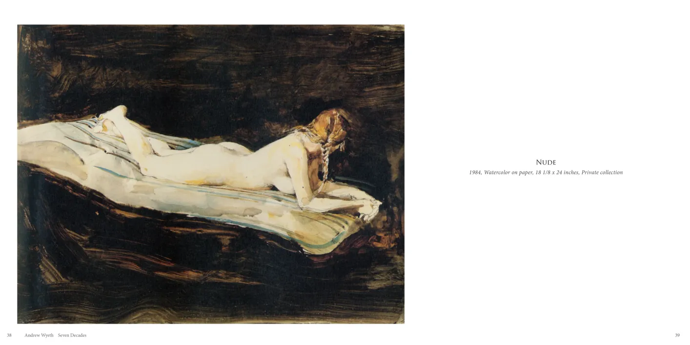Andrew Wyeth: Seven Decades exhibition catalogue, pages 38–39