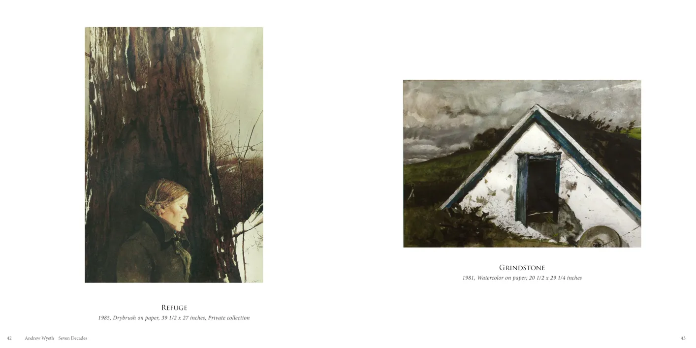 Andrew Wyeth: Seven Decades exhibition catalogue, pages 42–43