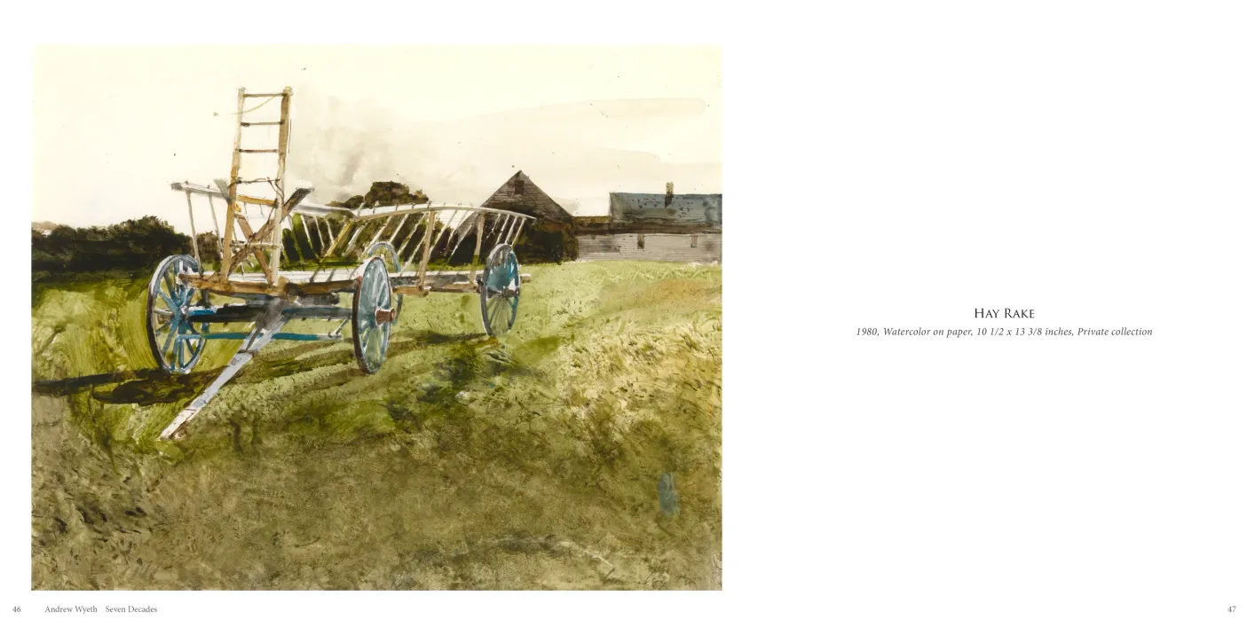 Andrew Wyeth: Seven Decades exhibition catalogue, pages 46–47