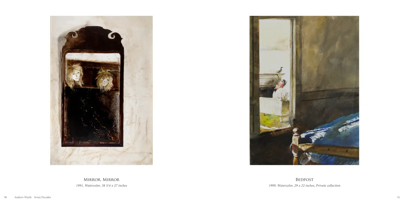 Andrew Wyeth: Seven Decades exhibition catalogue, pages 50–51