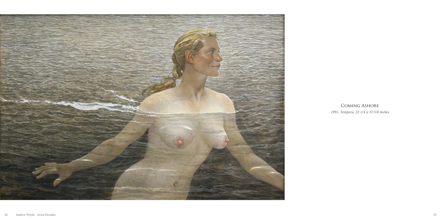 Andrew Wyeth: Seven Decades exhibition catalogue, pages 54–55