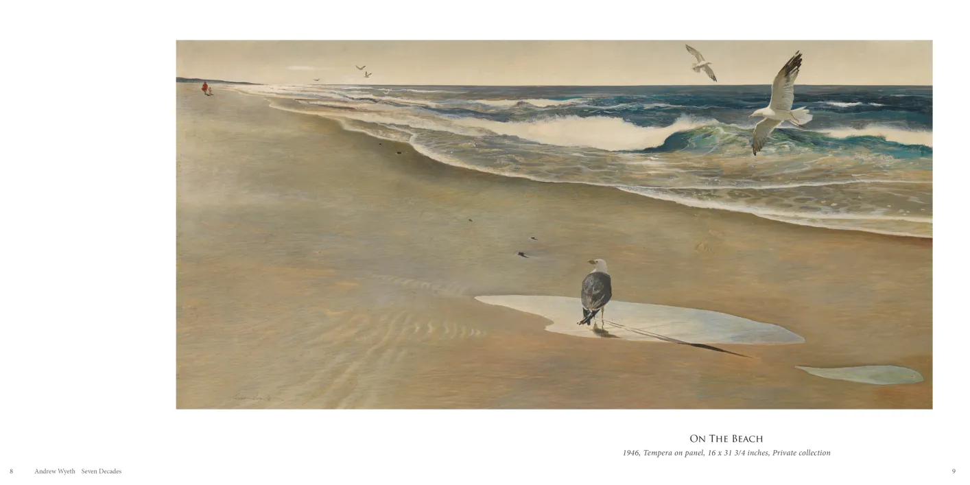 Andrew Wyeth: Seven Decades exhibition catalogue, pages 8–9