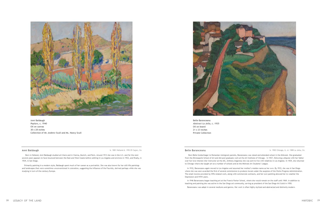 Art in Nature: Legacy of the Land exhibition catalogue, pages 28–29