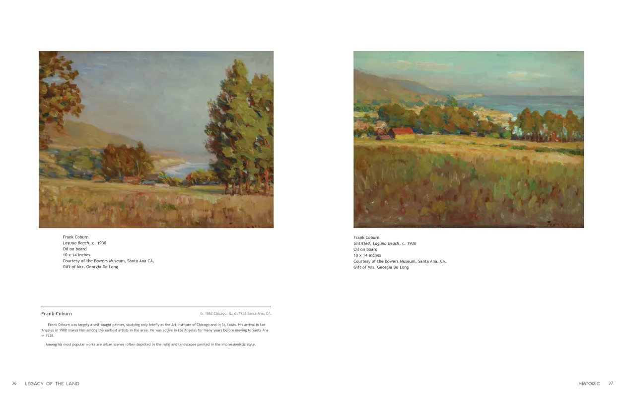 Art in Nature: Legacy of the Land exhibition catalogue, pages 36–37