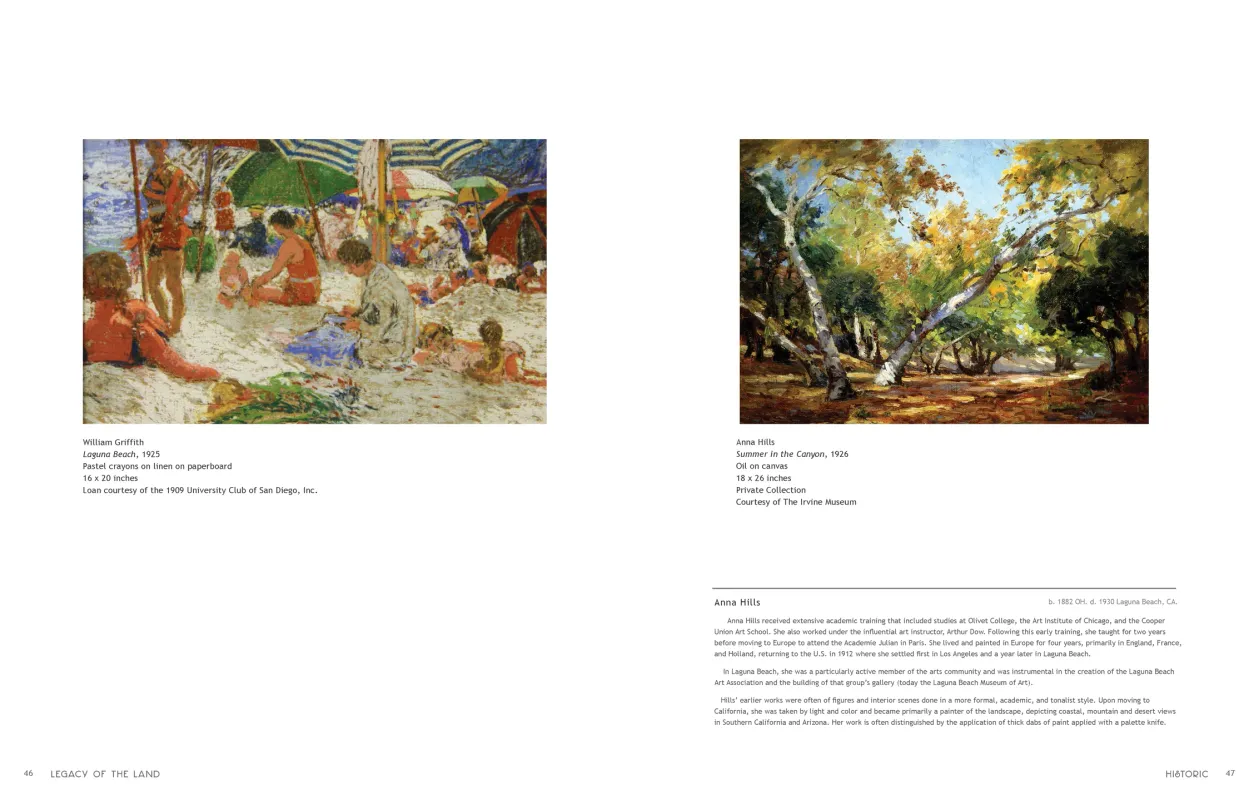 Art in Nature: Legacy of the Land exhibition catalogue, pages 46–47