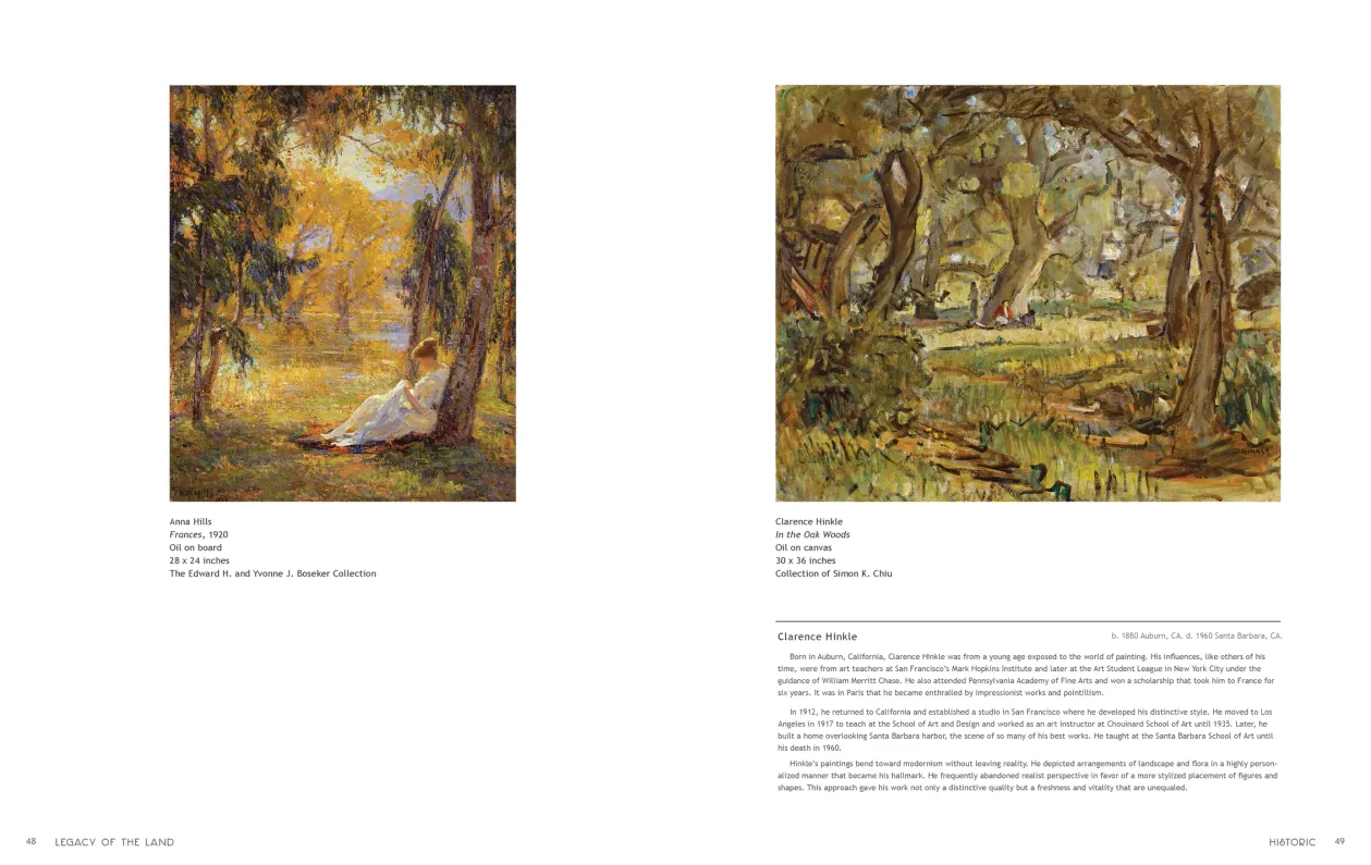 Art in Nature: Legacy of the Land exhibition catalogue, pages 48–49