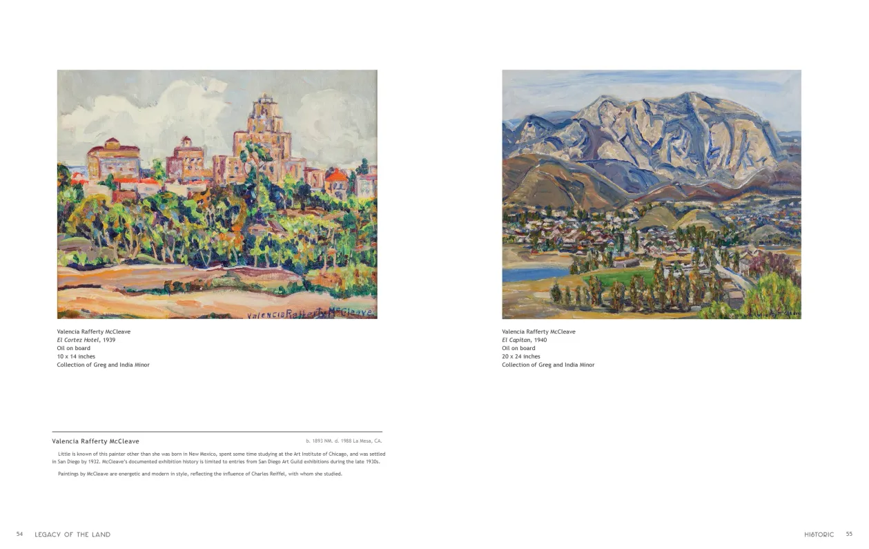Art in Nature: Legacy of the Land exhibition catalogue, pages 54–55