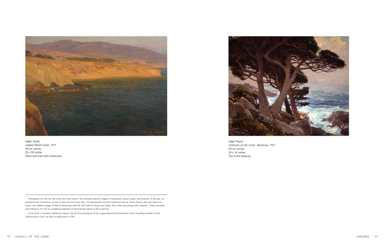 Art in Nature: Legacy of the Land exhibition catalogue, pages 62–63