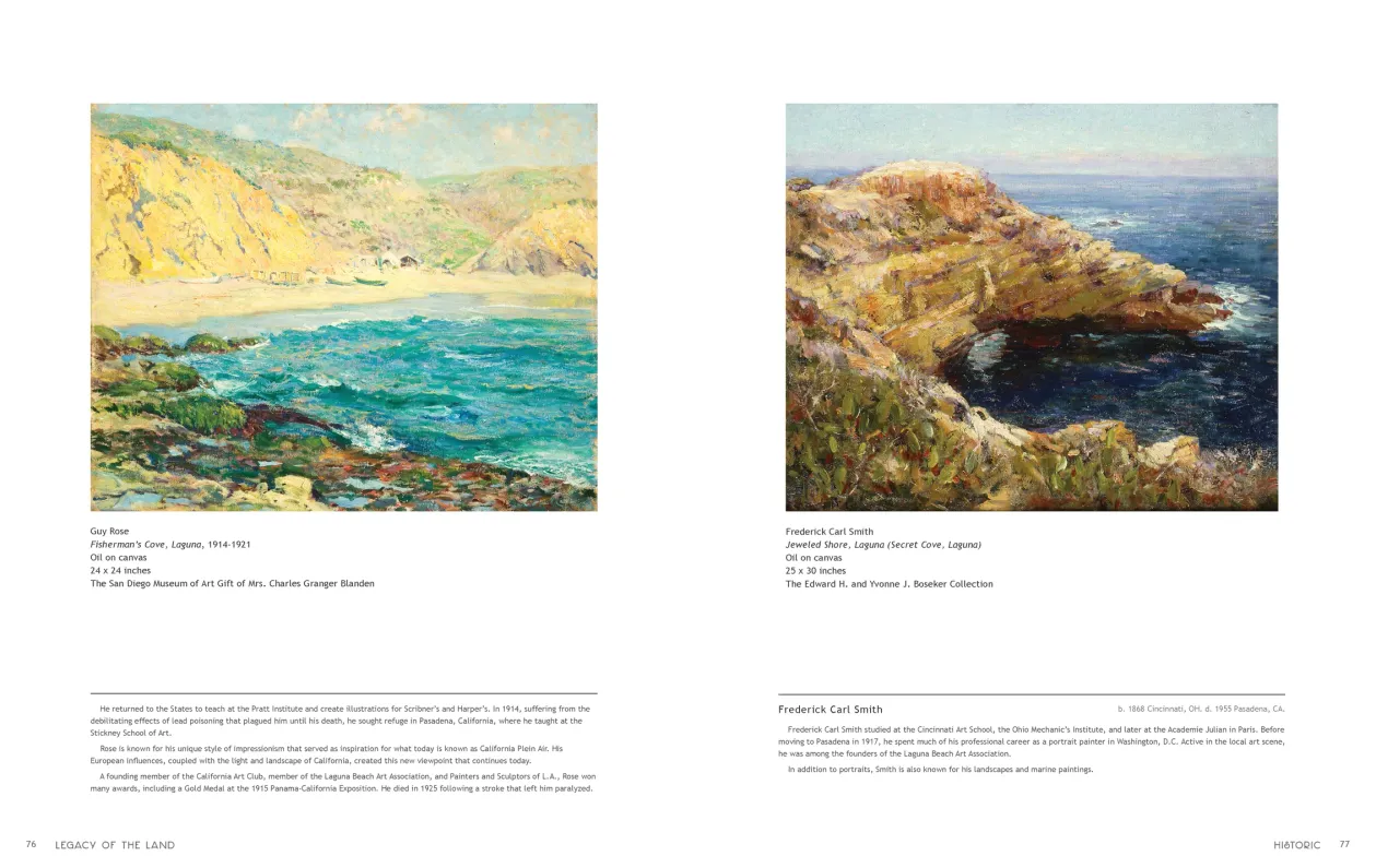 Art in Nature: Legacy of the Land exhibition catalogue, pages 76–77